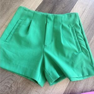 Green Women's Shorts
